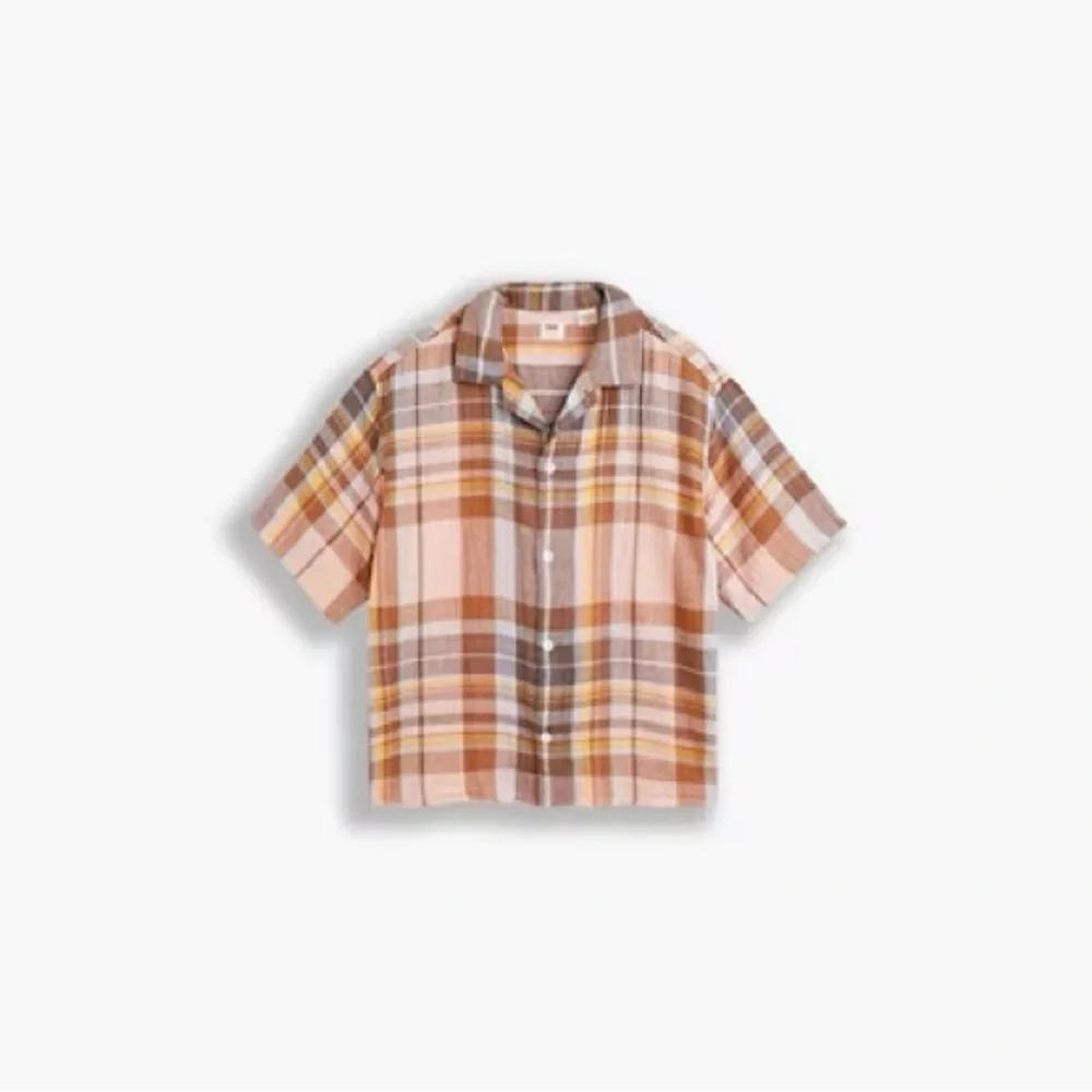 Levi’s Men’s Short Sleeve Slouchy Plaid Button Up Shirt Size L,XL NWT